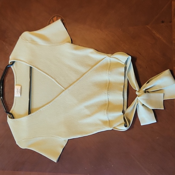 Wilfred Tops - Wilfred All Tied Up Cropped Top